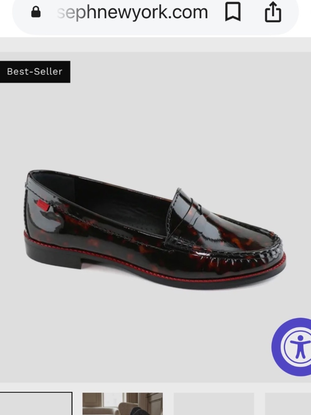 Mark Joseph New York Penny Loafer east village tortoise 9.5